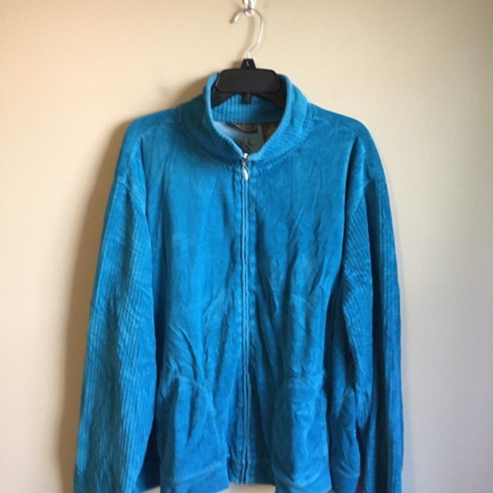 Jane Ashley woman‎ XL blue jacket